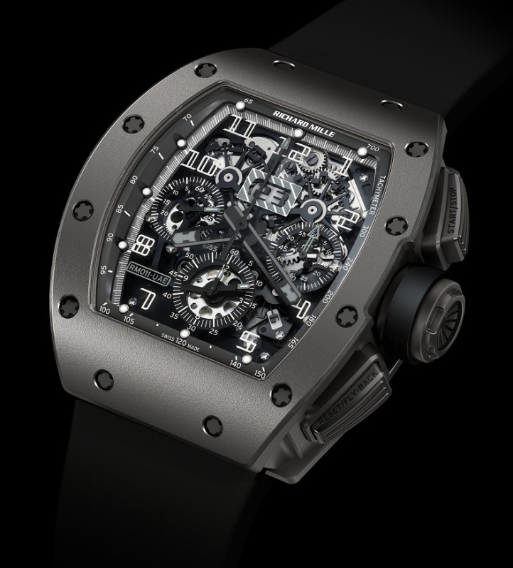 Replica Richard Mille RM011 All Grey UAE 7 LE Watch